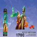 Einweg -E -Flüssigkeit 1700 Puffs Fruchtsaftvape